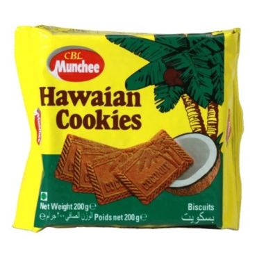 Munchee Hawaian Cookies 200 Gm, 24 Pieces Per Carton
